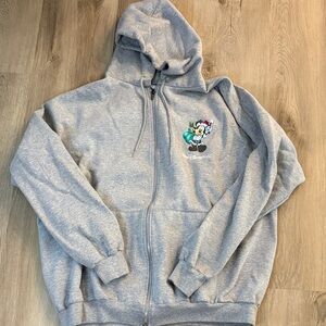 Walt Disney World "Joy From the World" 2008 Holiday Hoodie 2XL vacation cartoon